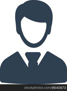 Business man icon Royalty Free Vector Image
