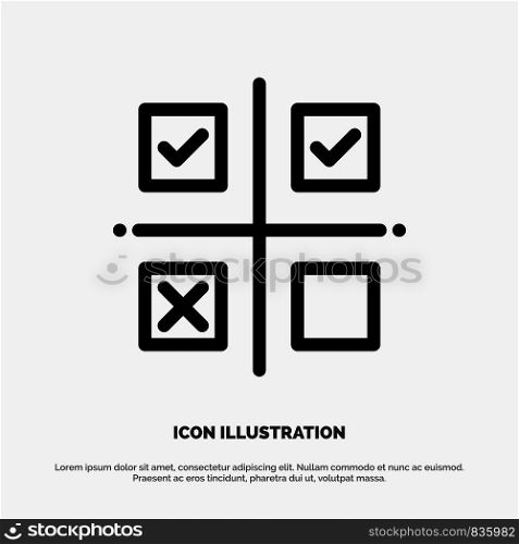 Business, Management, Priorities, Product, Production Line Icon Vector