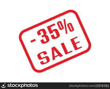 Business marketing. 3 percent sale. A frame with a discount percentage of the sale