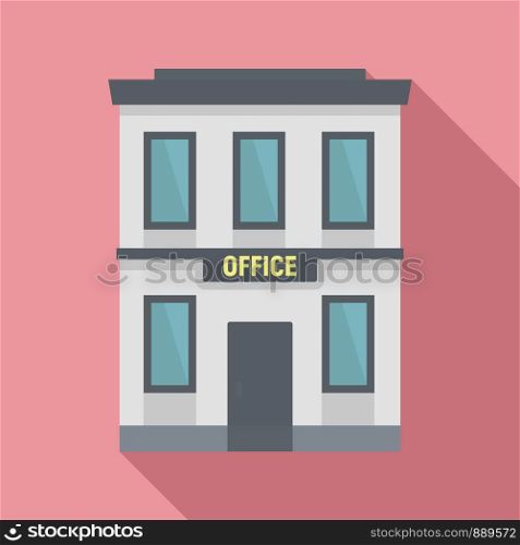 Business office icon. Flat illustration of business office vector icon for web design. Business office icon, flat style