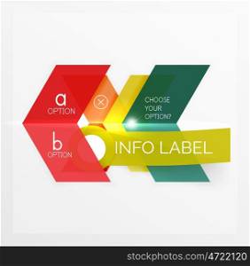 Business paper infographic templates. For banners, business backgrounds and presentations