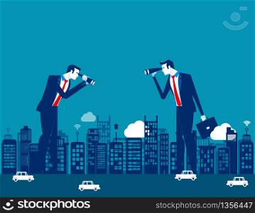 Business people and investor, Concept business financial occupation vector illustration. Flat cartoon character, style design.