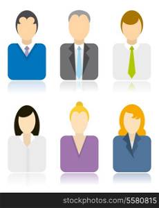 Business people icons