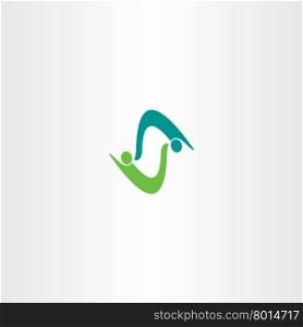 business people logo vector letter s symbol design