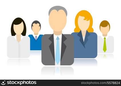 Business people team icons