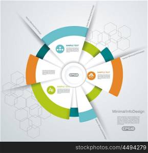 Business pie chart for documents and reports for documents, reports, graph, infographic, business plan, education.