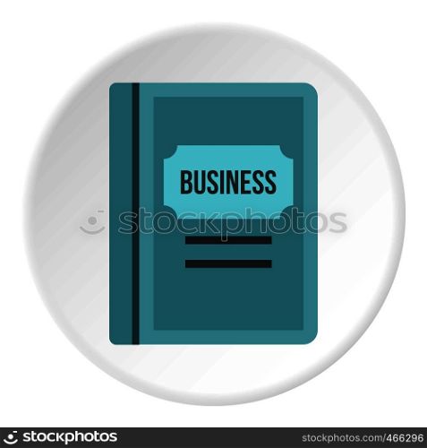 Business plan icon in flat circle isolated on white background vector illustration for web. Business plan icon circle
