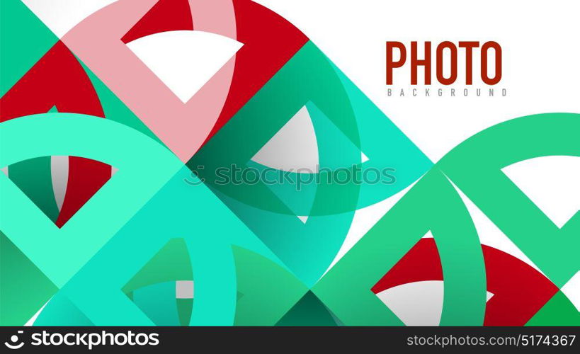 Business presentation geometric template. Business presentation geometric template. Digital technology layout, brochure or flyer concept or geometrical web banner background