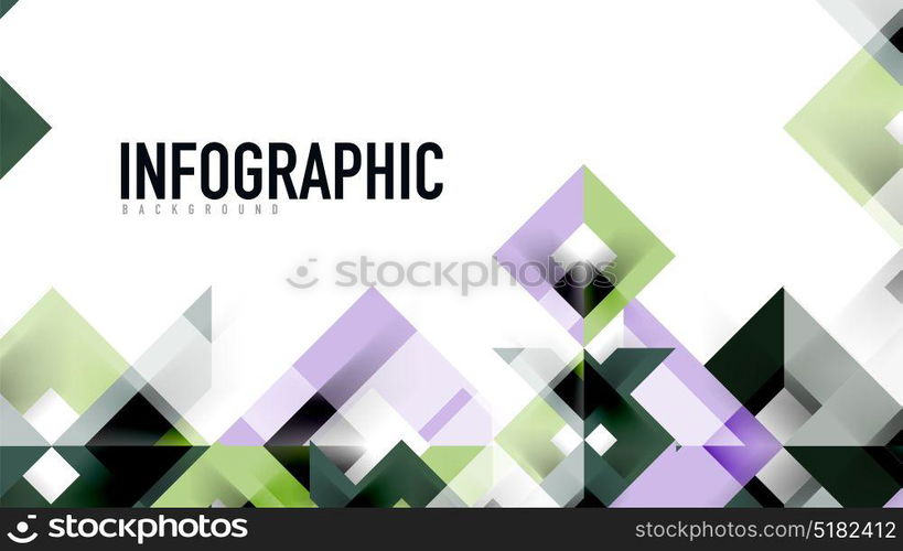 Business presentation geometric template. Business presentation geometric template. Digital technology layout, brochure or flyer concept or geometrical web banner background