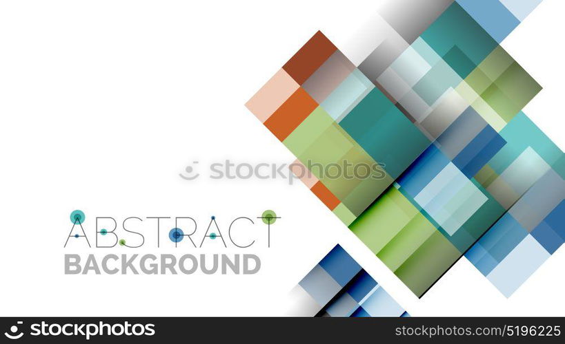 Business presentation geometric template. Business presentation geometric template. Digital technology layout, brochure or flyer concept or geometrical web banner background