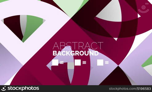 Business presentation geometric template. Business presentation geometric template. Digital technology layout, brochure or flyer concept or geometrical web banner background