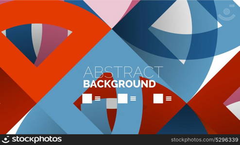 Business presentation geometric template. Business presentation geometric template. Digital technology layout, brochure or flyer concept or geometrical web banner background