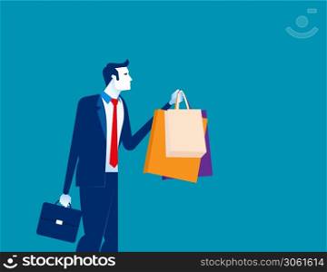 Business product with discount advertisement. Concept business vector illustration, Marketing, Advertise, Shopping.