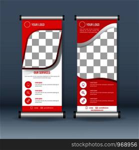 Business roll up banner template