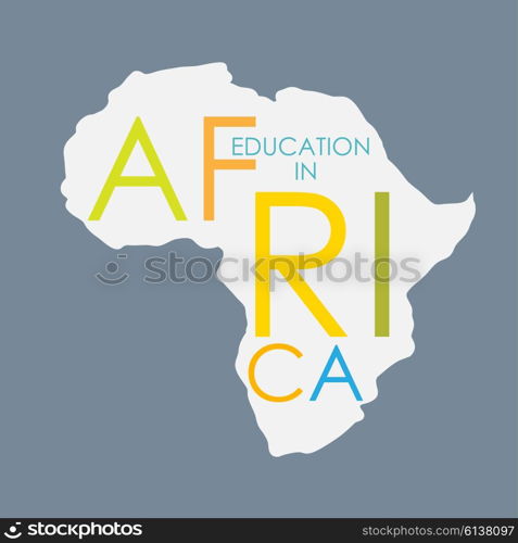 Business School Education in Africa Concept Vector Illustration EPS10. Business School Education in Africa Concept Vector Illustration