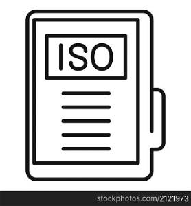 Business standard icon outline vector. Policy quality. Regulatory law. Business standard icon outline vector. Policy quality