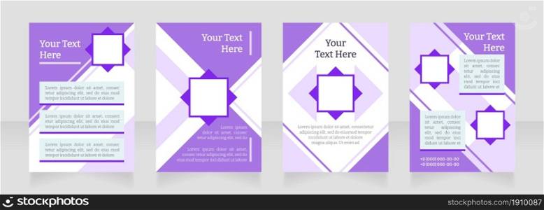 Business strategy blank brochure layout design. Organization vision. Vertical poster template set with empty copy space for text. Premade corporate reports collection. Editable flyer paper pages. Business strategy blank brochure layout design