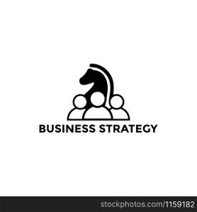Business strategy graphic design template vector illustration isolated. Business strategy graphic design template vector illustration