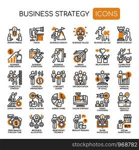 Business Strategy , Thin Line and Pixel Perfect Icons
