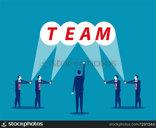 Business team. Concept business vector illustration, Flat businesscarton, character design style.