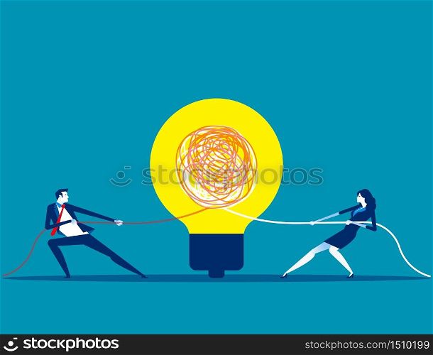 Business teamwork. Concept business vector illustration, Team, Partnership.