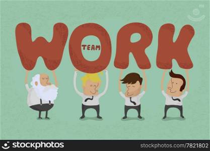 Business teamwork , eps10 vector format