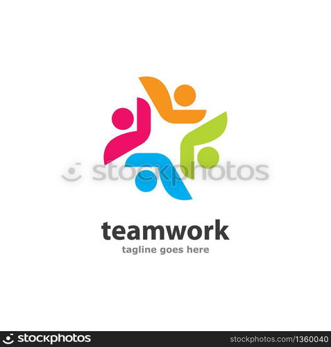 Business teamwork vector icon illustration design