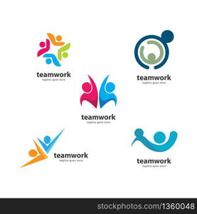 Business teamwork vector icon illustration design