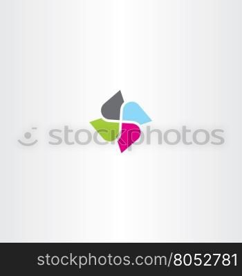 business technology abstract logo icon symbol design