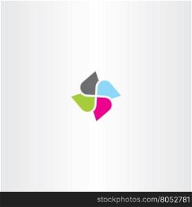 business technology abstract logo icon symbol design