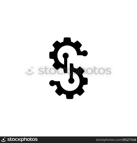 Business Technology Logo Vector Template Illustration