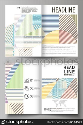Business templates for bi fold brochure, magazine, flyer, booklet. Cover template, abstract vector layout in A4 size. Minimalistic design with lines, geometric shapes forming beautiful background.. Business templates for bi fold brochure, magazine, flyer, booklet or annual report. Cover design template, easy editable vector, abstract flat layout in A4 size. Minimalistic design with lines, geometric shapes forming beautiful background.