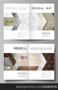 Business templates for bi fold brochure, magazine, flyer, booklet or annual report. Cover design template, abstract vector layout in A4 size. Alchemical theme. Fractal art background. Sacred geometry.. Business templates for bi fold brochure, magazine, flyer, booklet or annual report. Cover design template, easy editable vector, abstract flat layout in A4 size. Alchemical theme. Fractal art background. Sacred geometry. Mysterious relaxation pattern.