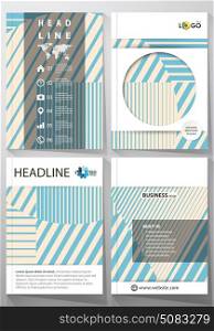 Business templates for brochure, magazine, flyer, booklet or report. Cover template, abstract vector layout in A4 size. Minimalistic design with lines, geometric shapes forming beautiful background.. Business templates for brochure, magazine, flyer, booklet or annual report. Cover design template, easy editable vector, abstract flat layout in A4 size. Minimalistic design with lines, geometric shapes forming beautiful background.
