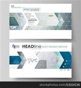 Business templates in HD format for presentation slides. Abstract vector layouts in flat design. Genetic and chemical compounds. DNA and neurons. Medicine, chemistry, science or technology concept.. Business templates in HD format for presentation slides. Abstract vector layouts in flat design. Genetic and chemical compounds. DNA and neurons. Medicine, chemistry, science or technology concept