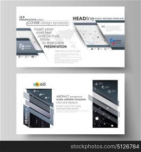 Business templates in HD format for presentation slides. Vector layouts. Abstract infographic background in minimalist design made from lines, symbols, charts, diagrams and other elements.. Business templates in HD format for presentation slides. Easy editable abstract vector layouts in flat design. Abstract infographic background in minimalist style made from lines, symbols, charts, diagrams and other elements.