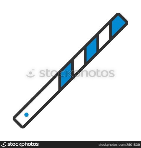 Business Tie Clip Icon. Editable Bold Outline With Color Fill Design. Vector Illustration.