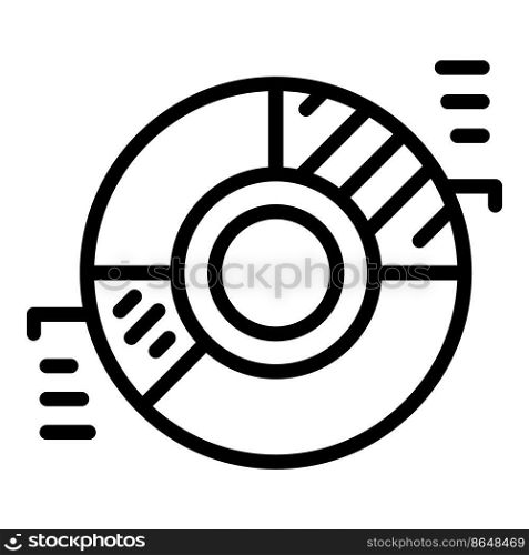 Business trend icon outline vector. Seo information. Web site. Business trend icon outline vector. Seo information