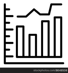 Business trend icon outline vector. Seo information. Web site. Business trend icon outline vector. Seo information