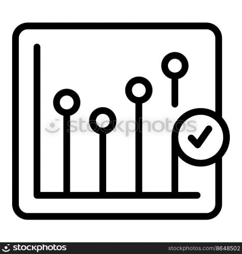 Business trend seo icon outline vector. Site web. Information site. Business trend seo icon outline vector. Site web