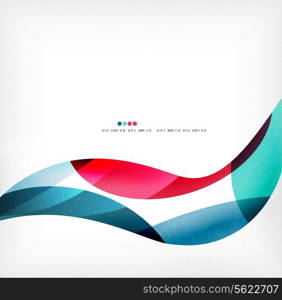 Business wave corporate background, flyer, brochure design template