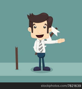 Businessman choice , eps10 vector format