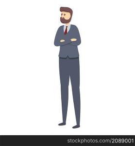 Businessman icon cartoon vector. Business person. Office professional. Businessman icon cartoon vector. Business person