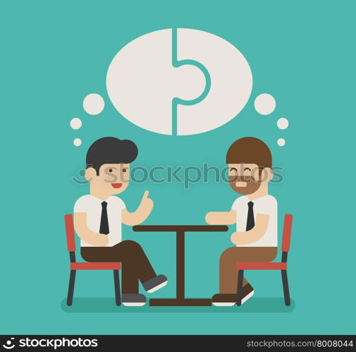 Businessman relationship , eps10 vector format