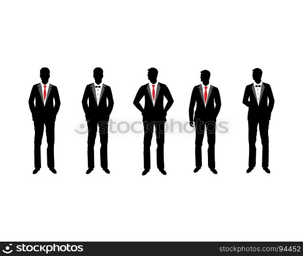 Businessman silhouette icon vector illustration design