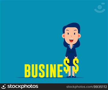 Businessman with financial. Investor concept