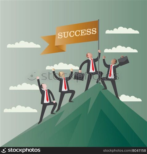 businessmen success activity concept. businessmen success activity concept theme vector art