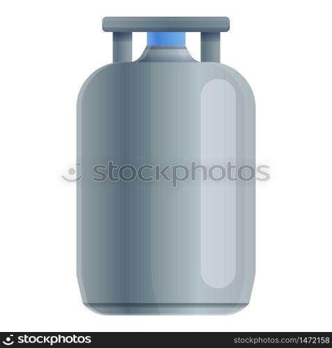Butane gas cylinder icon. Cartoon of butane gas cylinder vector icon for web design isolated on white background. Butane gas cylinder icon, cartoon style