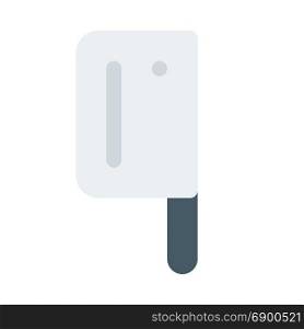 butcher knife, icon on isolated background