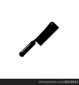 butcher knife icon. vector illustration simple design
